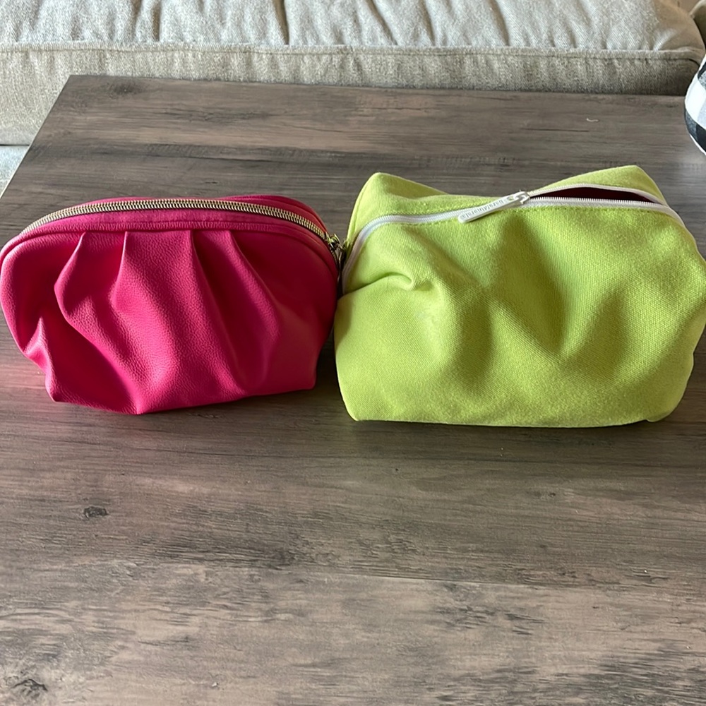 Two makeup bags